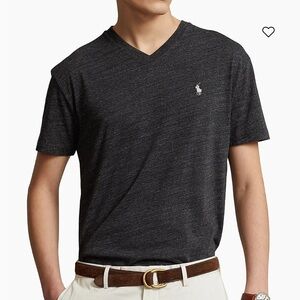 🩶 Polo by Ralph Lauren Charcoal gray Short Sleeve Men’s Tee Like New Size:Small